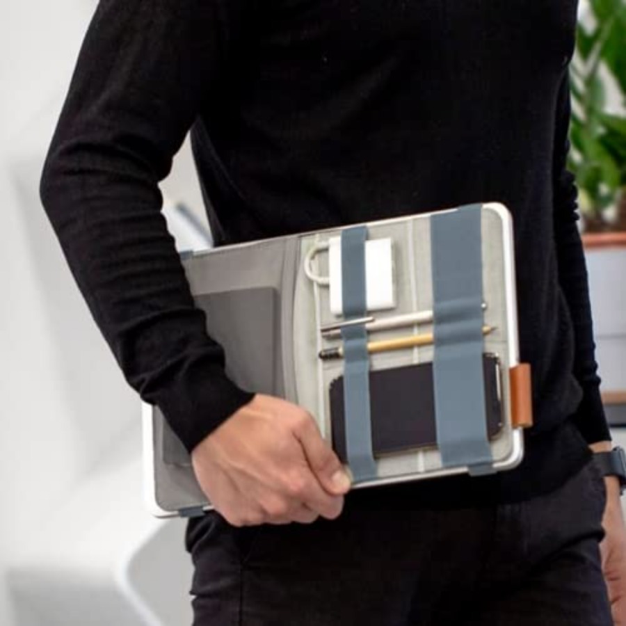 Tech Accessories For Laptop - FOLD Portable TECH Organizer attachable to