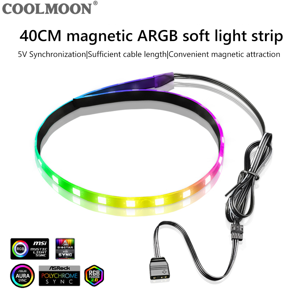 Tech Accessories Pc - COOLMOON CM-LS40 5V ARGB PC Case