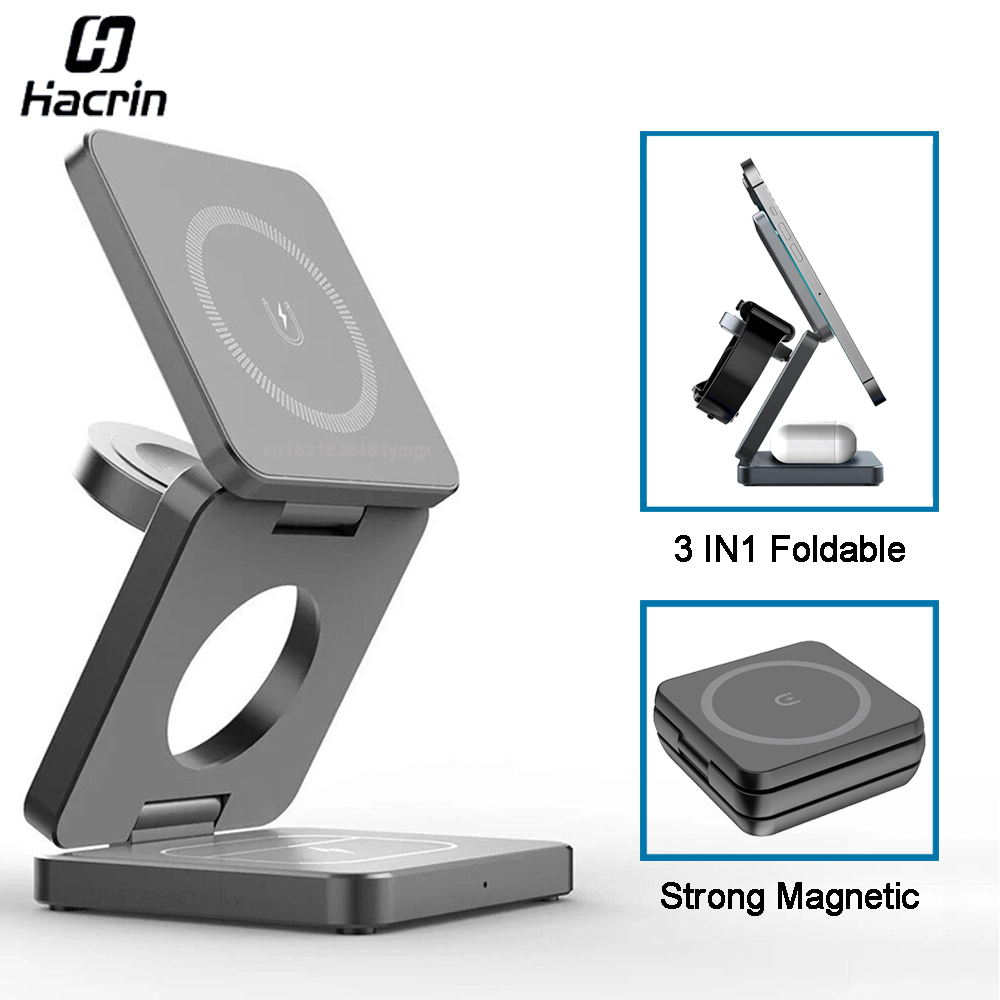 Wireless Charger 3 in 1 Foldab - مراجعة Wireless Charger 3 In 1 وسعره