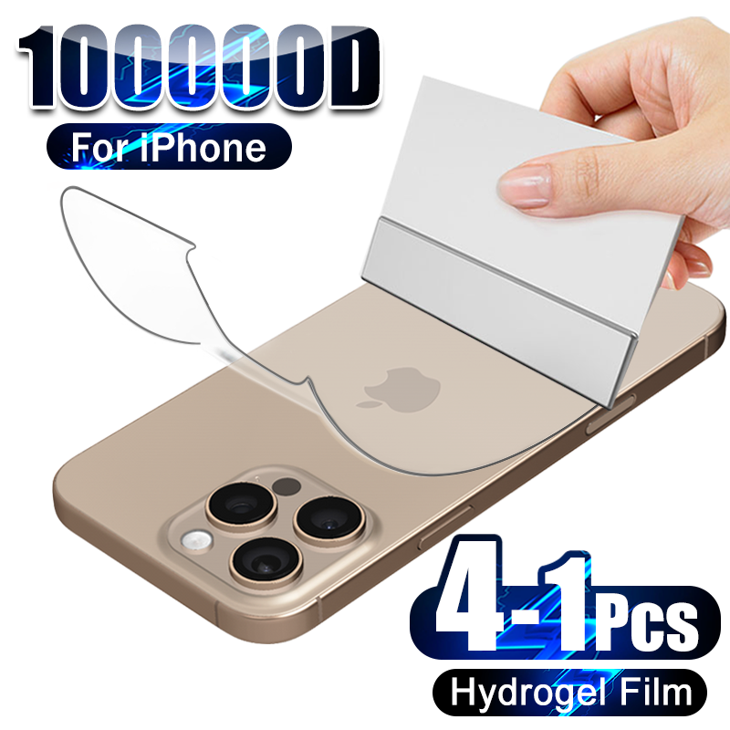 4-1Pcs Back Hydrogel Film For  - مراجعة Tech Accessories Apple وسعره