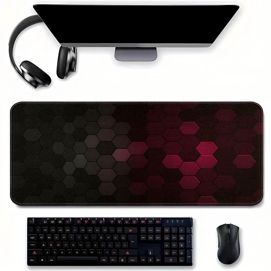 Red Honeycomb Tech Mouse Pad o - مراجعة Tech Accessories For Laptop وسعره