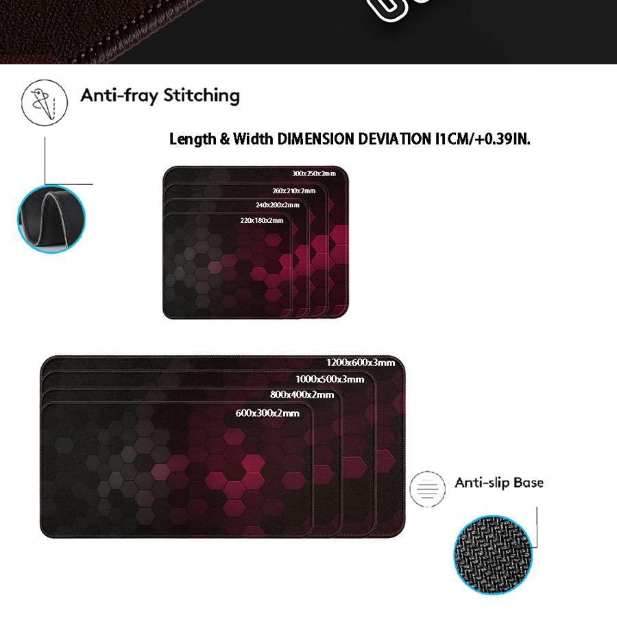Red Honeycomb Tech Mouse Pad o - مراجعة Tech Accessories For Laptop وسعره