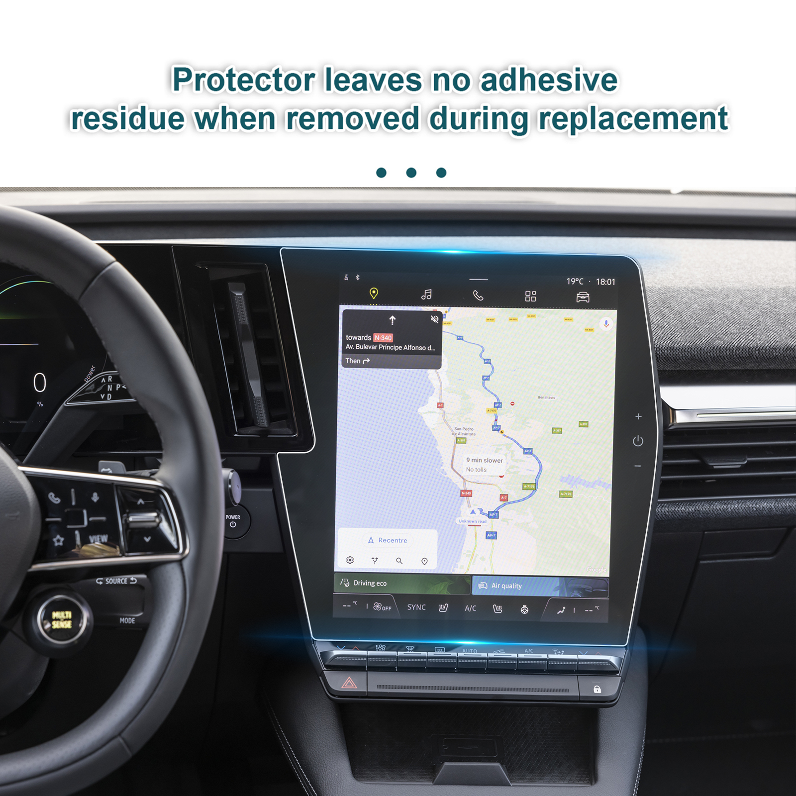 TPU Screen Protector for Renau - مراجعة Tech Accessories Renault وسعره