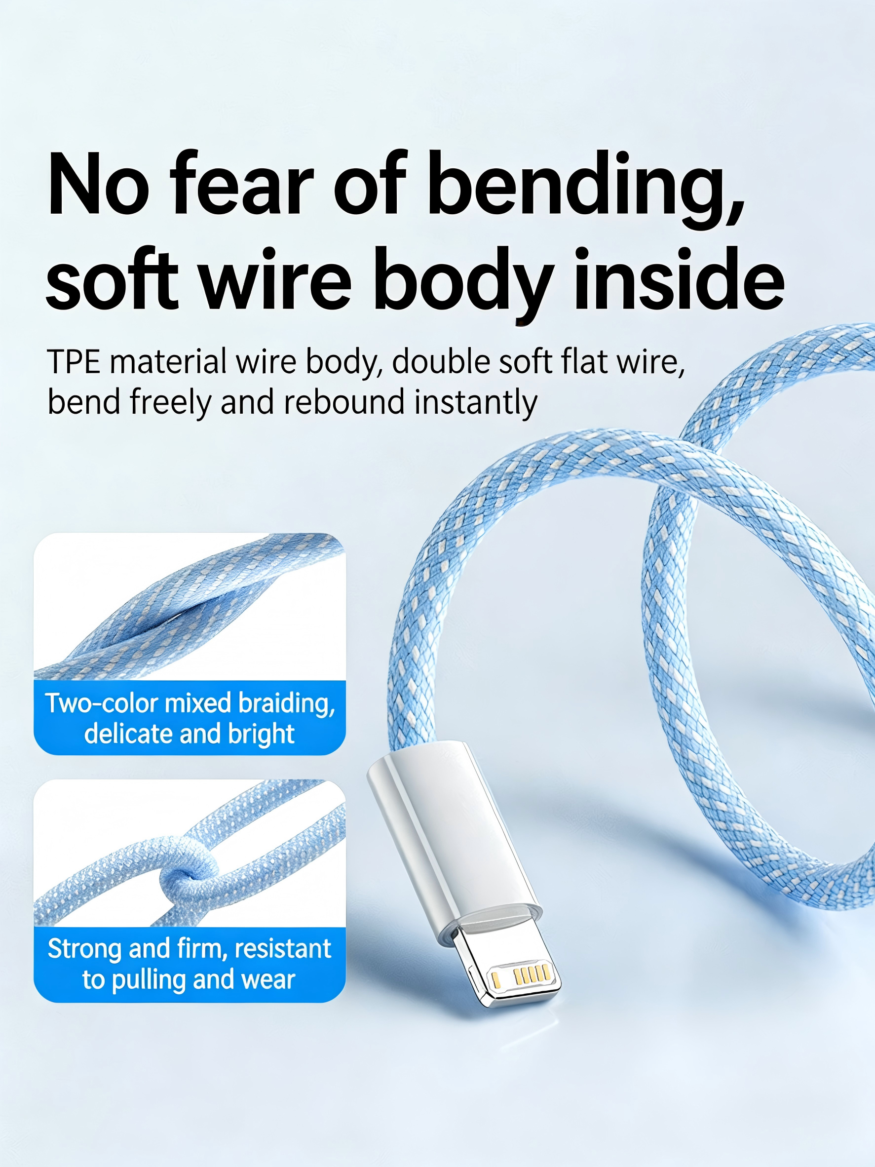 3PCS PD 30W USB Cable For iPho - مراجعة Tech Accessories Apple وسعره