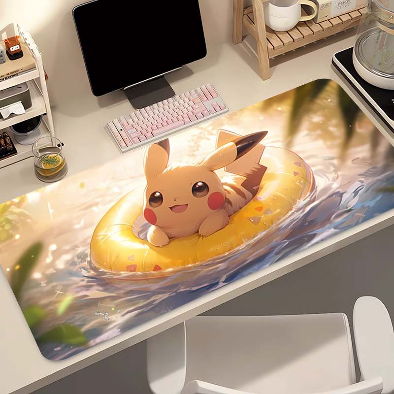 Anime Mouse Pad Pokemon Pikach - مراجعة Tech Accessories Pc وسعره