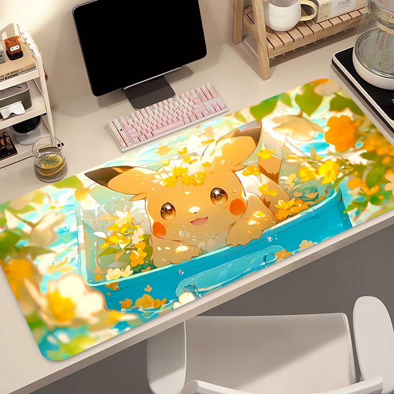Anime Mouse Pad Pokemon Pikach - مراجعة Tech Accessories Pc وسعره