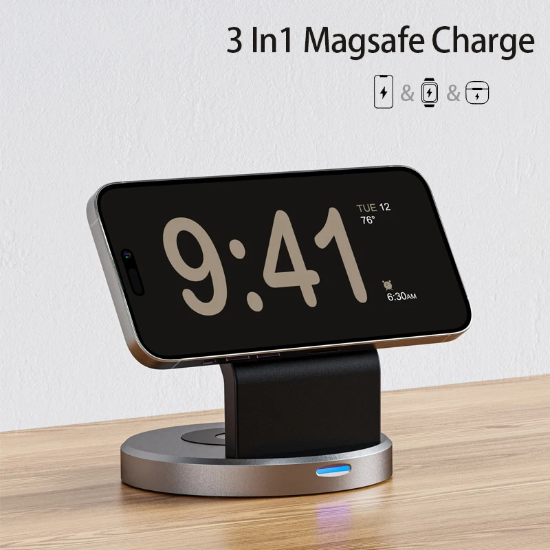 3 In 1 Magnetic Wireless Charg - مراجعة Wireless Charger 3 In 1 وسعره