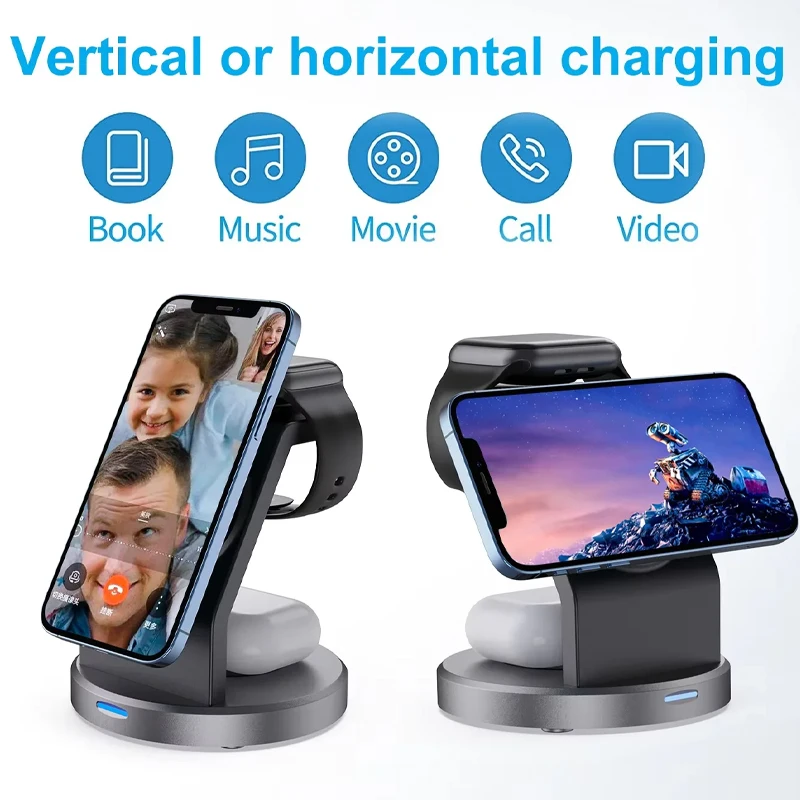 3 In 1 Magnetic Wireless Charg - مراجعة Wireless Charger 3 In 1 وسعره