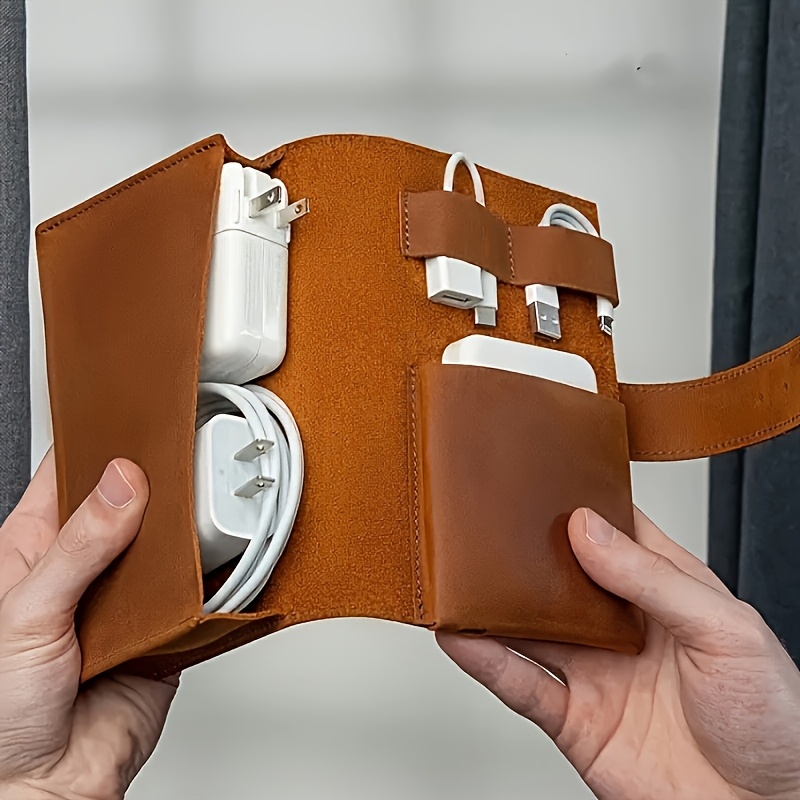 1pc PU Leather Multi-Compartme - مراجعة Tech Accessories For Laptop وسعره