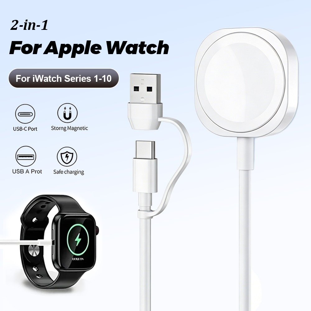 2 in 1 Magnetic Wireless USB A - مراجعة Wireless Charger 3 In 1 وسعره