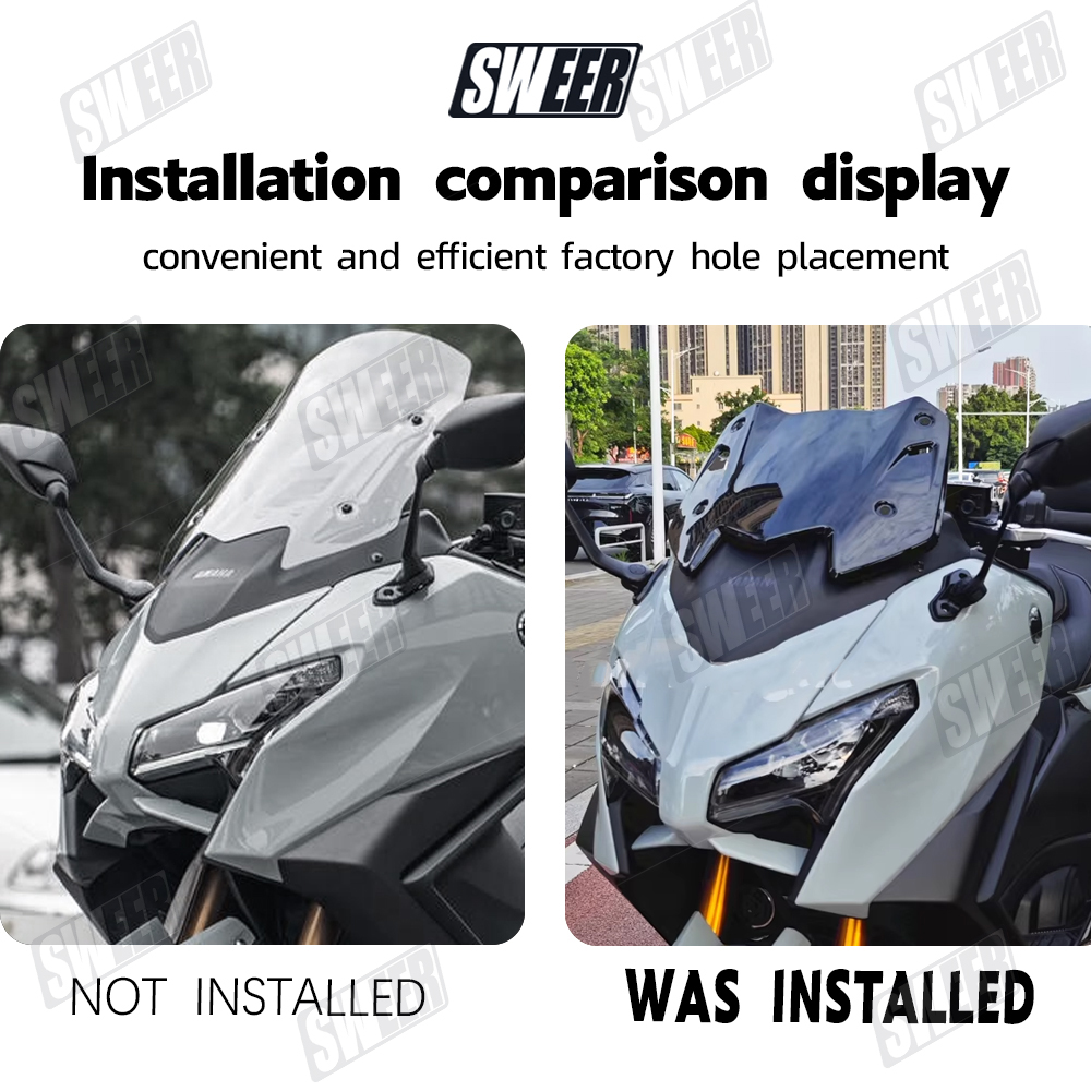 Motorcycle Windshield Suitable - مراجعة Tech Max Accessories وسعره