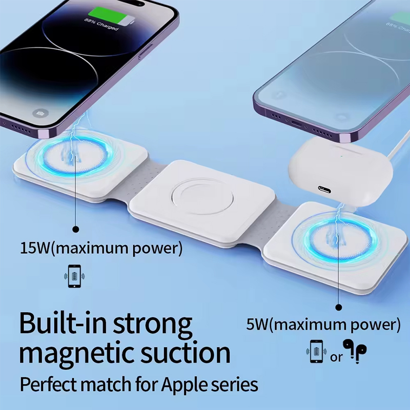 Universal Qi2 Magnetic Foldabl - مراجعة Wireless Charger 3 In 1 وسعره