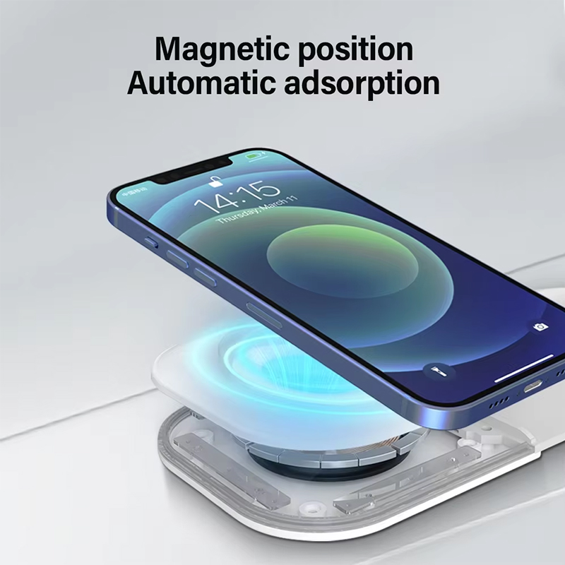 Universal Qi2 Magnetic Foldabl - مراجعة Wireless Charger 3 In 1 وسعره