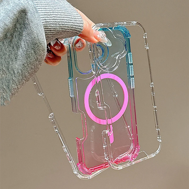 Hottest 3IN1 Gradient Clear fo - مراجعة Wireless Charger 3 In 1 وسعره