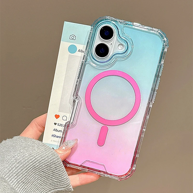 Hottest 3IN1 Gradient Clear fo - مراجعة Wireless Charger 3 In 1 وسعره