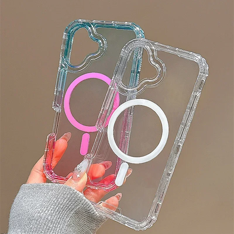Hottest 3IN1 Gradient Clear fo - مراجعة Wireless Charger 3 In 1 وسعره