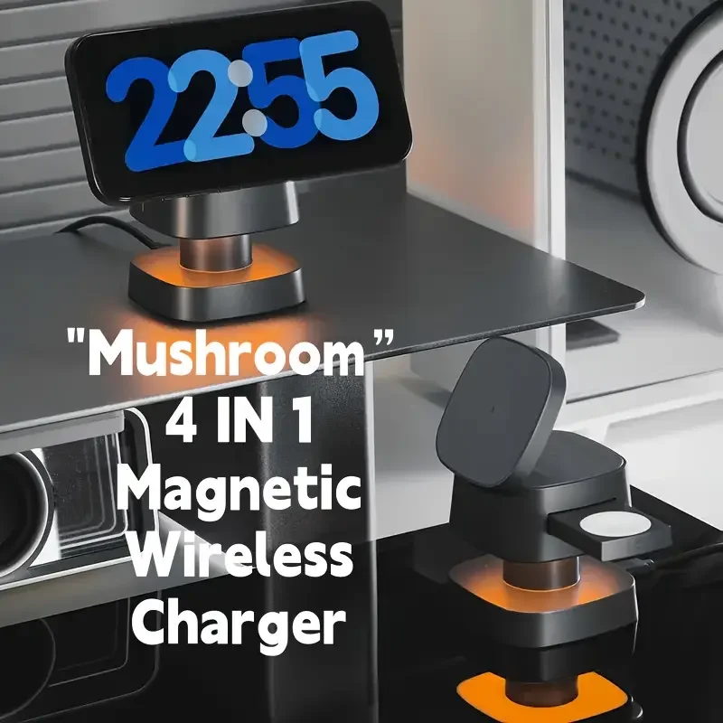 Magnetic 3 in 1 Wireless Charg - مراجعة Wireless Charger 3 In 1 وسعره