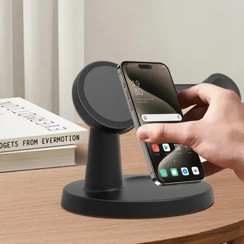 Wireless 3 In 1 Magnetic Charg - مراجعة Wireless Charger 3 In 1 وسعره