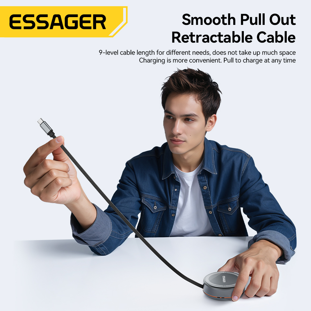 Essager 15W 3 in 1 Magnetic Wi - مراجعة Wireless Charger 3 In 1 وسعره