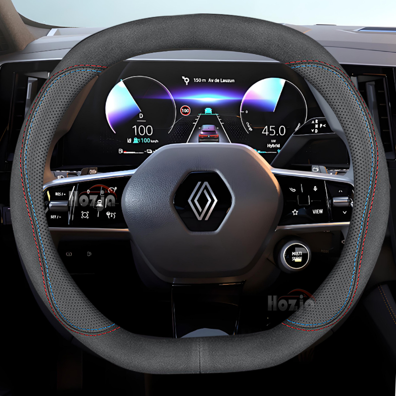 Leather Car Steering Wheel Cov - مراجعة Tech Accessories Renault وسعره