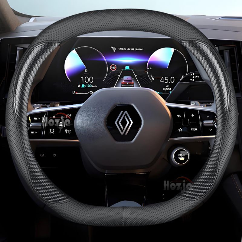 Leather Car Steering Wheel Cov - مراجعة Tech Accessories Renault وسعره