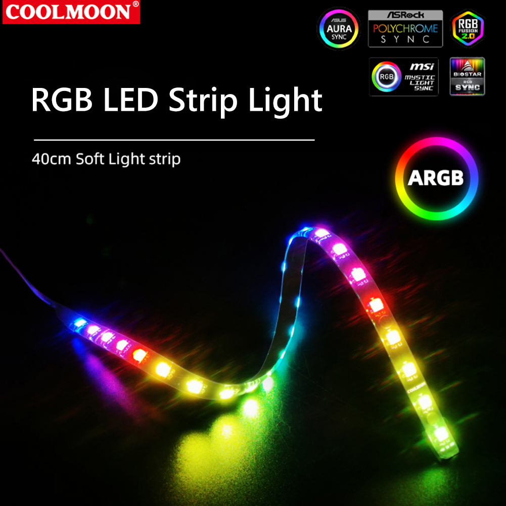 COOLMOON CM-LS40 5V ARGB PC Ca - مراجعة Tech Accessories Pc وسعره