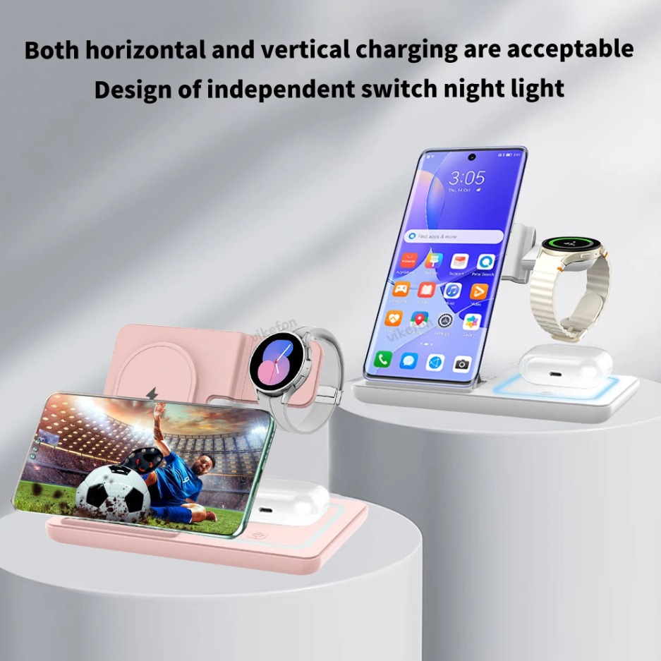 3 In 1 Foldable Wireless Charg - مراجعة Wireless Charger 3 In 1 وسعره