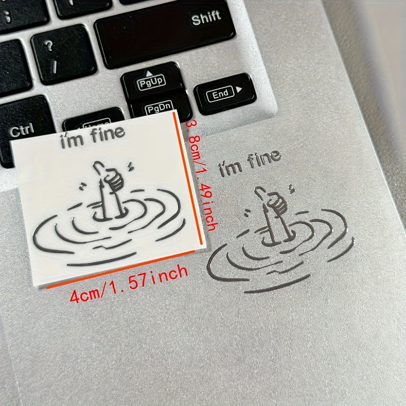 3Pcs, 3D Personality Stickers, - مراجعة Tech Accessories For Laptop وسعره