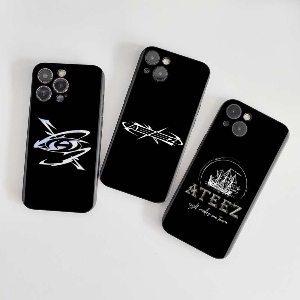 1PC Singers A-ATEEZ Logo Phone - مراجعة Tech Accessories Apple وسعره