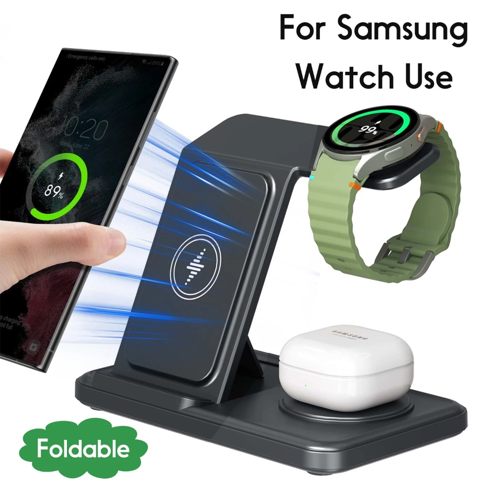 3 in 1 Wireless Charger Stand  - مراجعة Wireless Charger 3 In 1 وسعره