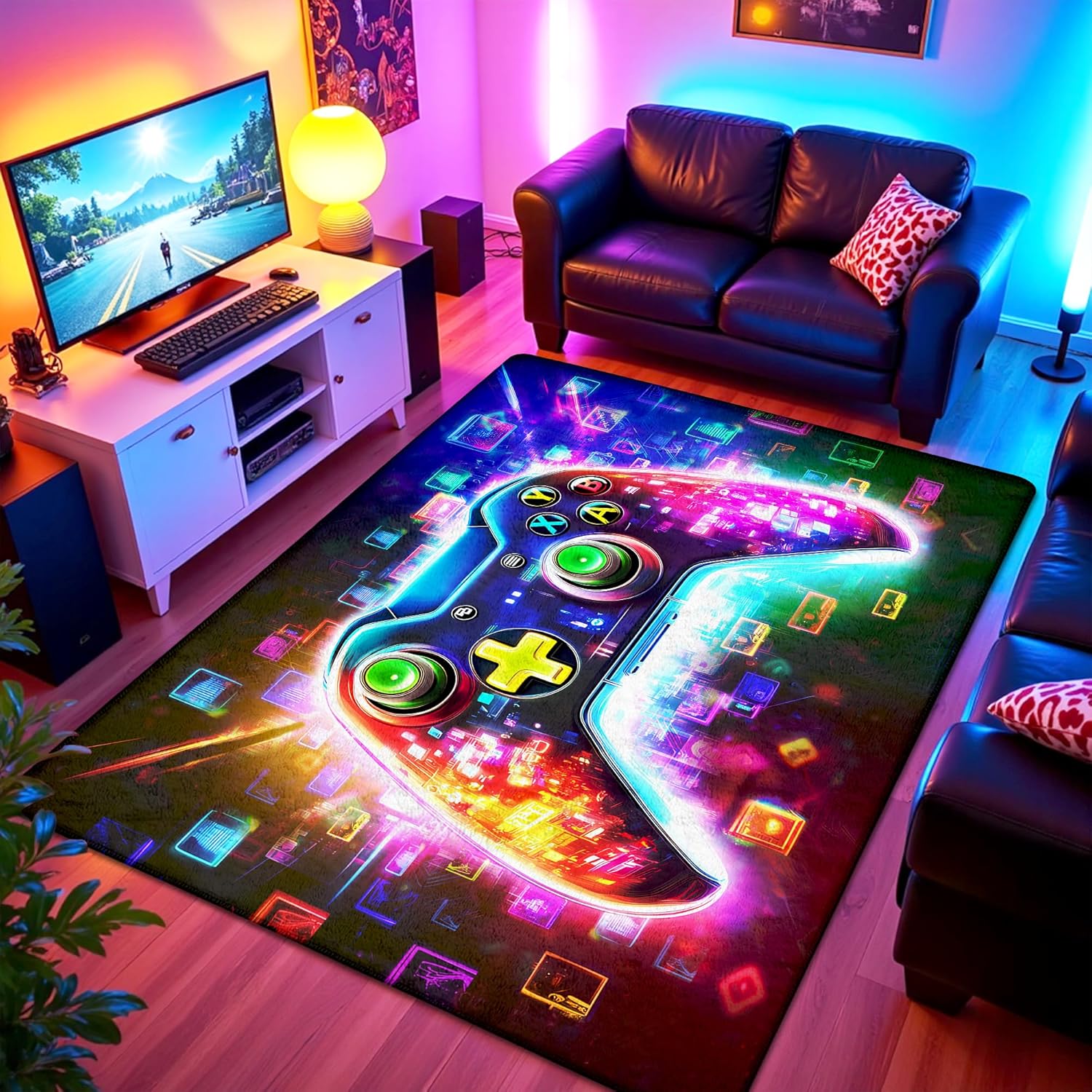 Cyberpunk Glowing Game Control - مراجعة Tech Acc وسعره