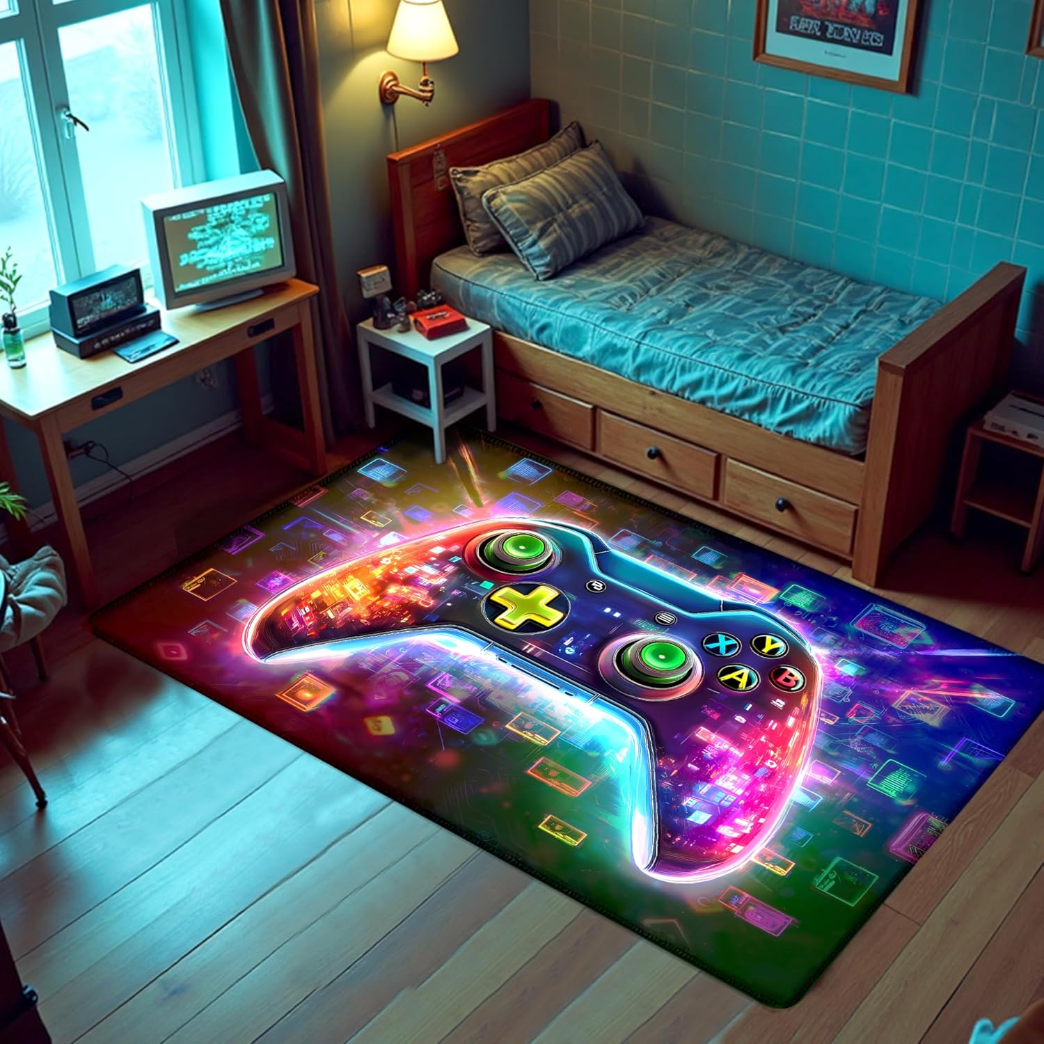 Cyberpunk Glowing Game Control - مراجعة Tech Acc وسعره